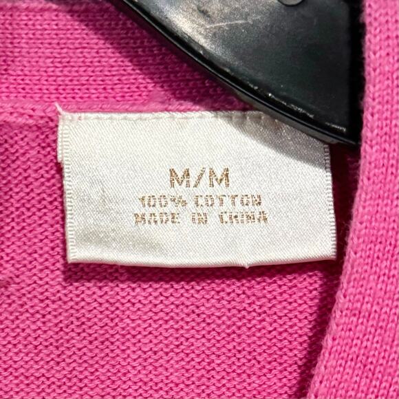 EP Pro Womens Argyle Cotton Cardigan Golf Sweater Medium Candy Colors TennisPrep - Picture 6 of 11